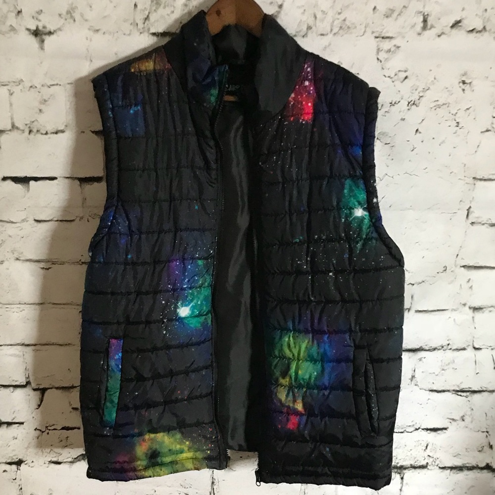 Men’s Carbon Galaxy Puffer Vest